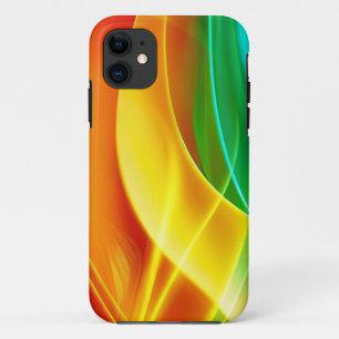 モダン トレンディ アーティスティック サイケデリック パターン iPhone 11 ケース