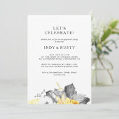 モダン トロピカル お祝いしよう 招待状 (スタンド正面)