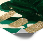 モダン トロピカル ウェディング フォトブース プロップ フレーム ポスター (角)