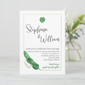 モダン トロピカル 招待状 (スタンド正面)