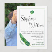 モダン トロピカル 招待状 (正面/裏面)