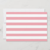 モダン ドーナツ ガールズ ベイビー シャワー スプリンクラー 招待状 (裏面)