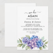 モダン・ナウティカル | グリーナリー 「私たち、もう一度」誓い 招待状 (正面/裏面)