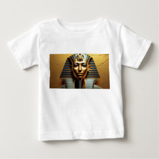 モダン・ネフェルティティ・ファラオ・アート メンズエジプシャングラフィック ベビーTシャツ