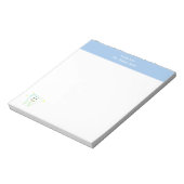 モダン ハッピー トゥース シンプル 歯医者 ノートパッド (回転)