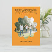 モダン ハッピー ニュー イヤー フォト コラージュ カード | エレガント (スタンド正面)