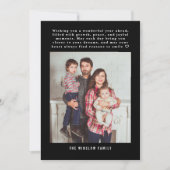 モダン ハッピー ニュー イヤー フォト コラージュ カード | エレガント (正面)