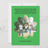 モダン ハッピー ニュー イヤー フォト コラージュ カード | エレガント (正面)