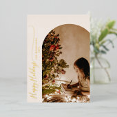 モダン ハッピー ホリデー 2 枚の写真 クリスマス (立ち正面)