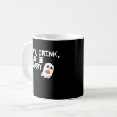 モダン・ハロウィンの不気味な精神 コーヒーマグカップ (正面左)