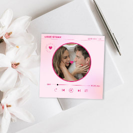 モダン ハート フォーエバー ラブ フォト バレンタインデー シーズンカード