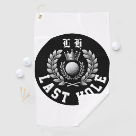 モダン バチェラーパーティー ラストホール LH モノグラム ゴルフタオル
