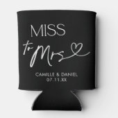 モダン バチェロレッテ セルツァー ミス トゥ ミセス 缶クーラー (裏面)