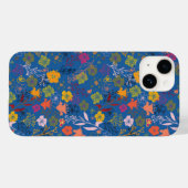 モダン・バティック・ビクトリア・ブルー Case-Mate iPhoneケース (裏面 (横))