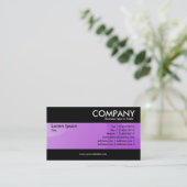 モダン – バブルクラウドパープル 名刺 (スタンド正面)