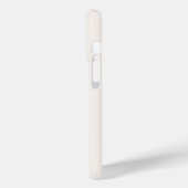 モダン・バーガンディピンクの花のモノグラム Case-Mate iPhoneケース (裏面 / 左)