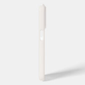 モダン・バーガンディピンクの花のモノグラム Case-Mate iPhoneケース (裏面 / 右)