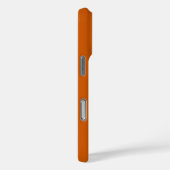 モダン・バーントオレンジ 無地 単色 Case-Mate iPhoneケース (裏面 / 右)
