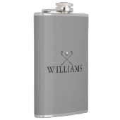 モダン パーソナライズ ネーム ゴルフクラブ グレー フラスク (右)