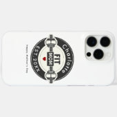 モダン パーソナライズ フィット ママ 携帯ケース Case-Mate iPhoneケース (裏面 (横))