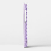 モダン パープルグラデーション ケフィーヤ柄 Case-Mate iPhoneケース (裏面 / 左)