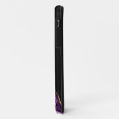 モダン パープル ゴールド アゲート クリスタル 名入れ Case-Mate iPhoneケース (裏面/左)