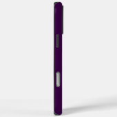 モダン パープル モノグラムイニシャル モダン Case-Mate iPhoneケース (裏面 / 右)