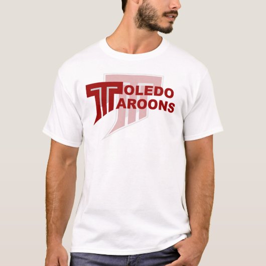 モダン ビンテージ トレド マルーンズ ロゴ Tシャツ (正面)