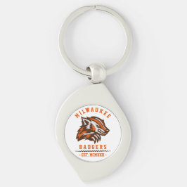 モダン ビンテージ ミルウォーキー バジャーズ エスト キーホルダー