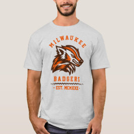 モダン ビンテージ ミルウォーキー バジャーズ エスト Tシャツ