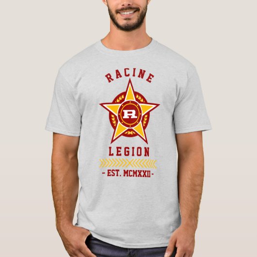 モダン ビンテージ ラシーン レギオン エスト. Tシャツ (正面)