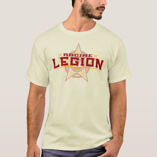 モダン ビンテージ ラシーン レギオン ロゴ Tシャツ (正面)