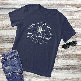 モダン ビーチ ブライズメイド ネーム トライブレンドＴシャツ