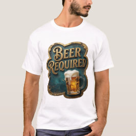 モダン ビール必須 引用Tシャツ Tシャツ