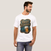 モダン ビール必須 引用Tシャツ Tシャツ (正面フル)