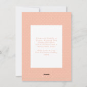 モダン ピンク色ブロック ファミリー 6枚 写真 コラージュ シーズンカード (裏面)