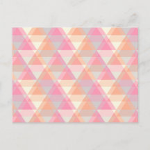 モダン ピンク トライアングル パターン