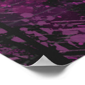 モダン ピンク ボタニカル ポスター (角)