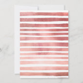 モダン ピンク 16 風船 ガール 誕生日パーティー 招待状 (裏面)