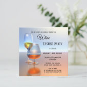 モダン ファインアート ワインテイスティング インビテーション (スタンド正面)