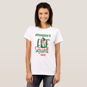 モダン・ファミリー マッチングエルフ隊 クリスマス Tシャツ (正面フル)