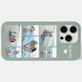 モダン ファミリー 6 写真 セージグリーン Case-Mate iPhoneケース (裏面 (横))
