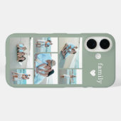 モダン ファミリー 6 写真 セージグリーン Case-Mate iPhoneケース (裏面 (横))