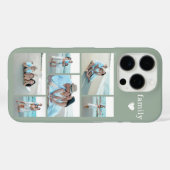 モダン ファミリー 6 写真 セージグリーン Case-Mate iPhoneケース (裏面 (横))