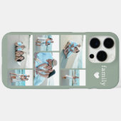 モダン ファミリー 6 写真 セージグリーン Case-Mate iPhoneケース (裏面 (横))