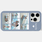 モダン ファミリー 6 写真 ダスティブルー Case-Mate iPhoneケース (裏面 (横))