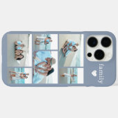 モダン ファミリー 6 写真 ダスティブルー Case-Mate iPhoneケース (裏面 (横))