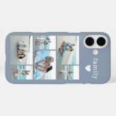 モダン ファミリー 6 写真 ダスティブルー Case-Mate iPhoneケース (裏面 (横))