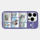 モダン ファミリー 6 写真 パープル Case-Mate iPhoneケース (裏面 (横))