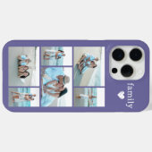 モダン ファミリー 6 写真 パープル Case-Mate iPhoneケース (裏面 (横))